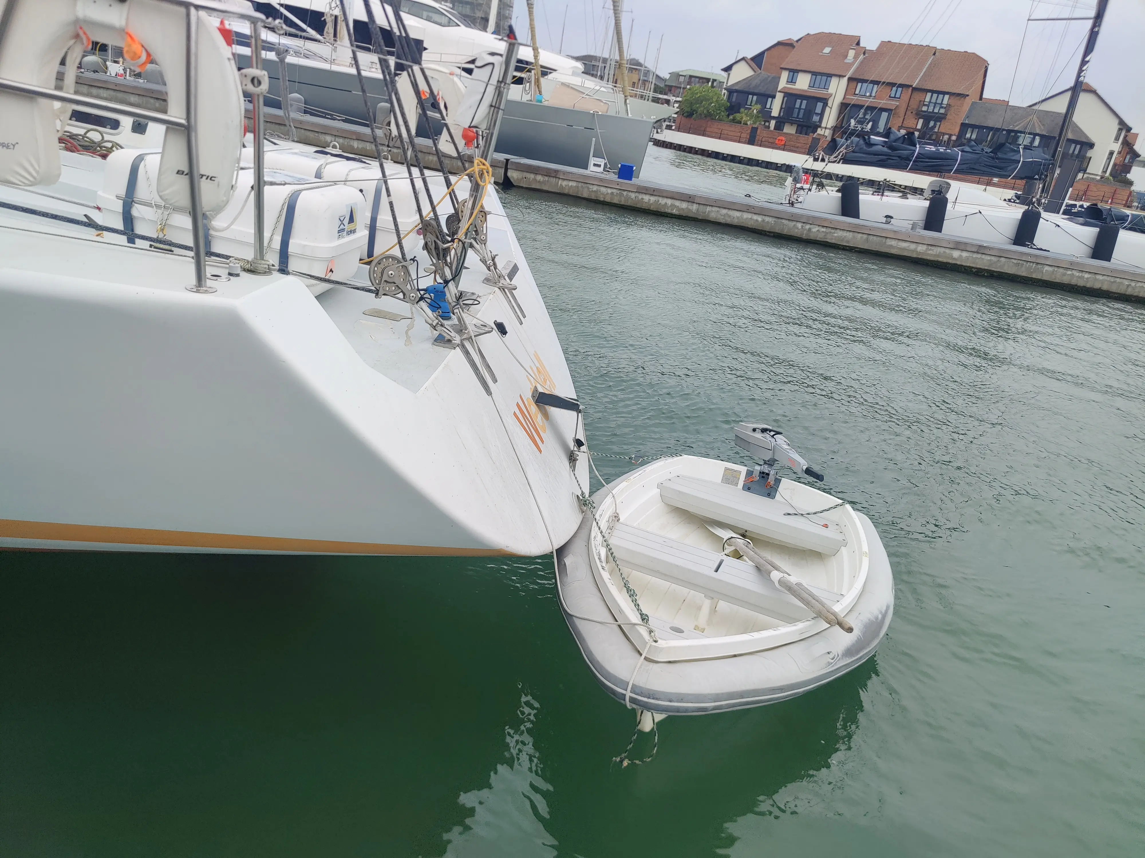 S/V Osprey with fresh hull decals