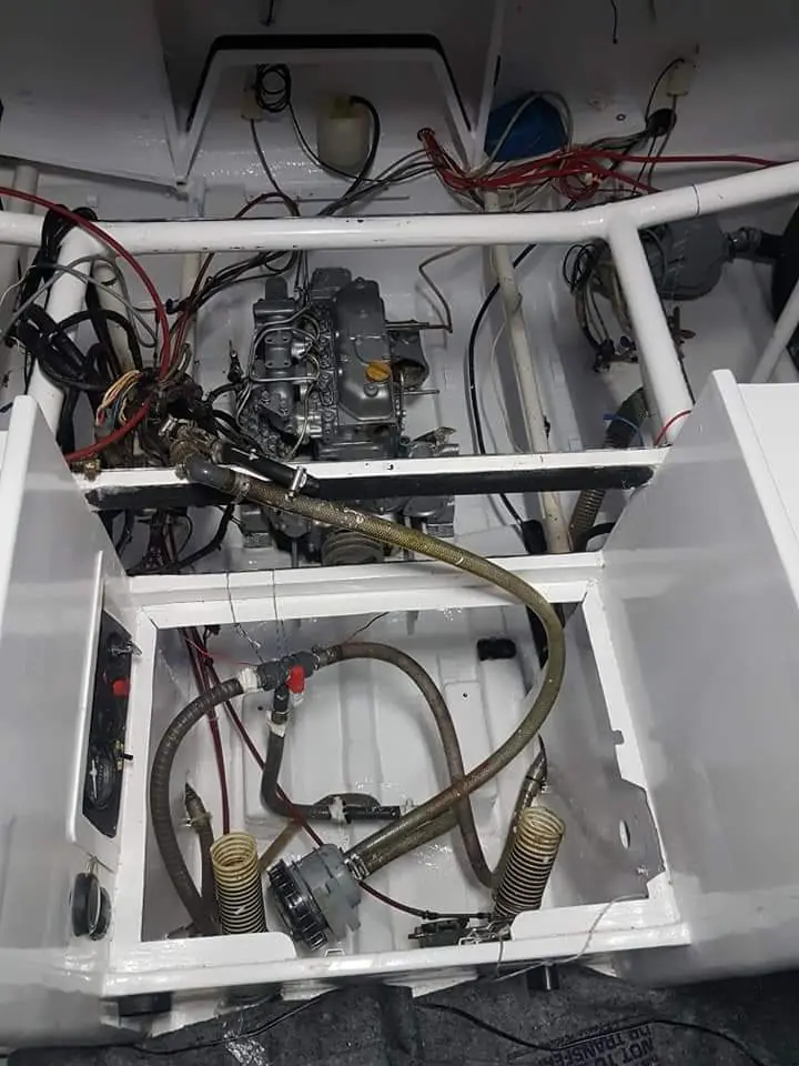 Spirit of Yukoh engine bay after restoration