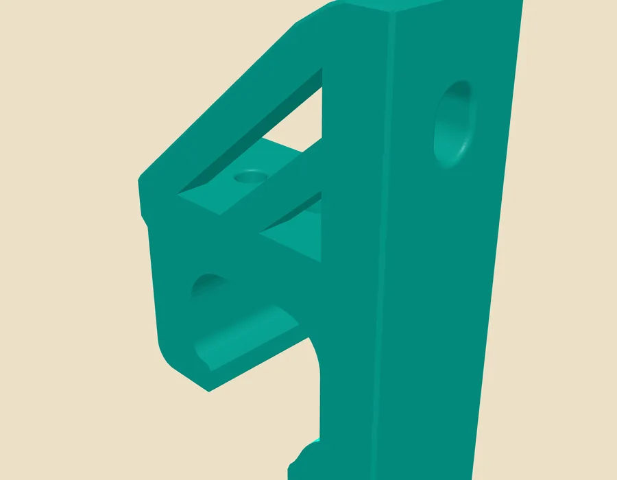 Rail-Mount Screen / TV Holder