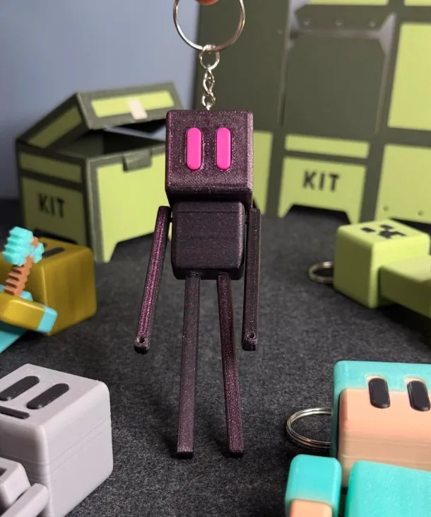 String-Flex Slender-Dude Keychain